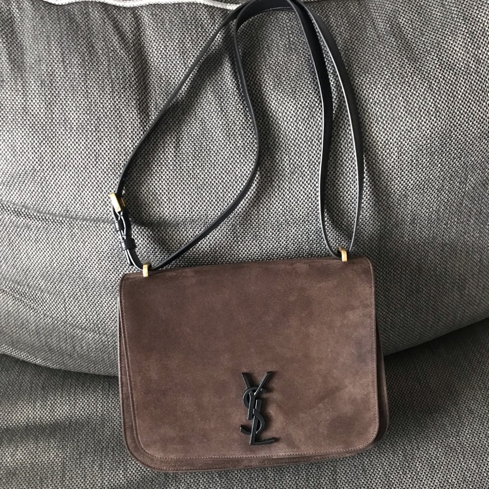 Saint Laurent Monogram YSL Spontini Medium Satchel